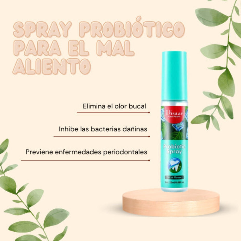 FreshBreath™ - Spray Probiótico para el Mal aliento