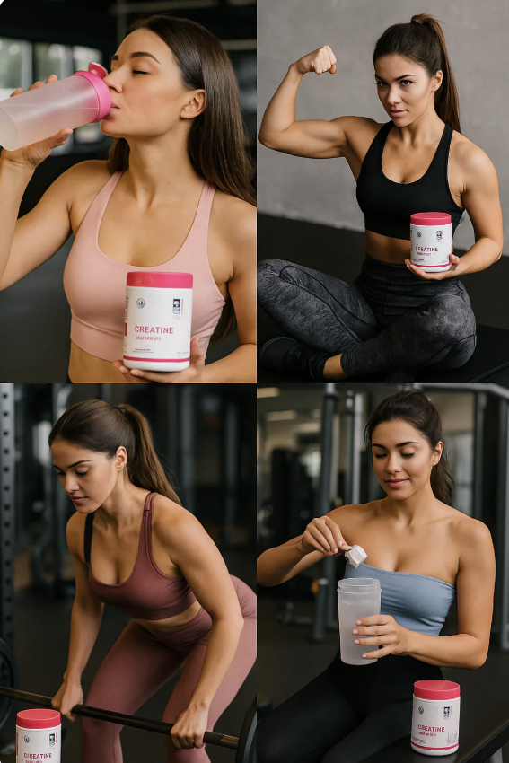 🍑 CREATINA MONOHIDRATADA 5 EN 1 (+COLÁGENO) 🍑