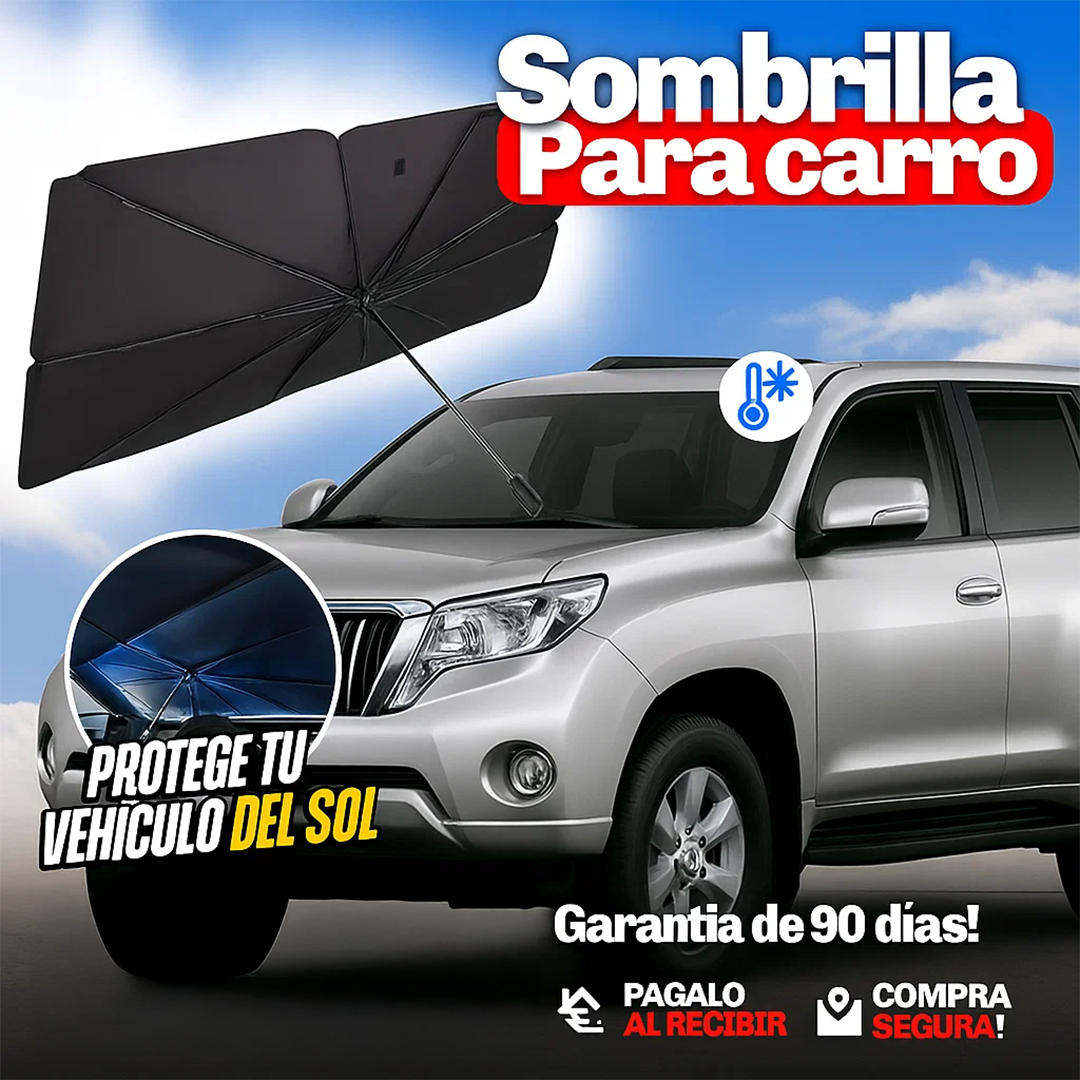 Parasol universal portátil para parabrisas de carro